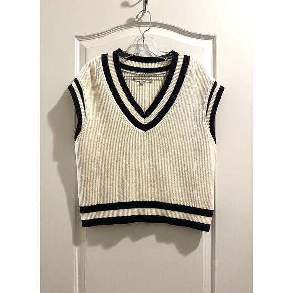 Loft V-Neck Sweater Vest - Picture 1 of 8